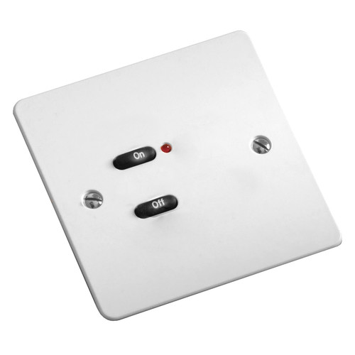 RAKO Face Plate 2 Button White