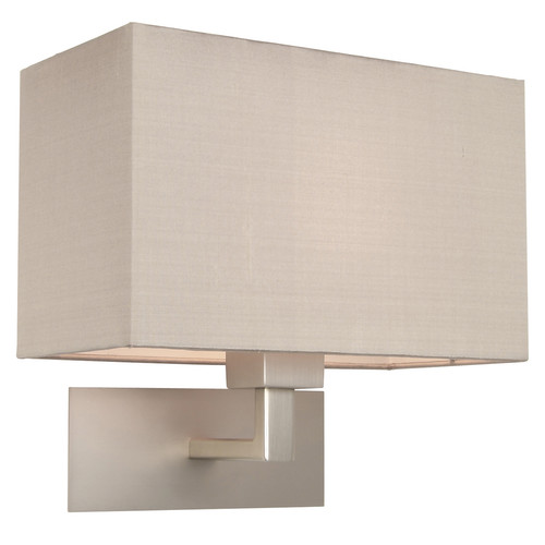 Park Lane Grande Wall Light 240V 60W Matt Nickel