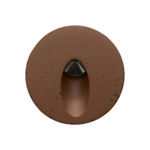 Battlestar Round Recessed 700mA 3W Low Level Wall Light Bronze 3000K Warm White