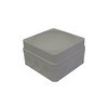 Waterproof Junction Box M20 with 5-Pole Terminal Block (76mm) 10 Way Membrane Entries Grey