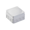 Waterproof Junction Box M20 with 5-Pole Terminal Block (76x76x51mm) 10 Way Membrane Entries Grey