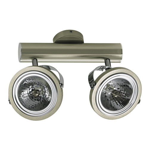 Sigma Double Surface 240V 2 x 75W Satin Chrome / Nickel