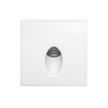 Pierrot Square 350mA Low Level Wall Light 1W 4000K Cool White