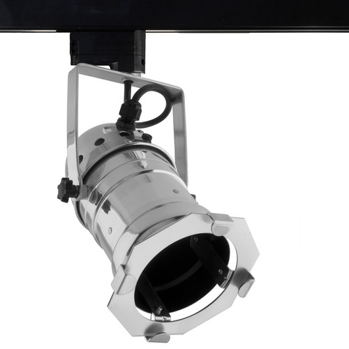 PAR30 Theatre Single Circuit Track Light 240V 100W Chrome