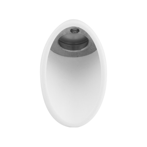 Quara Invisible 350mA Round Low Level Wall Light White Amber