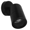 Smooth Adjustable Pillar Outdoor Garden Wall Light Black 35W