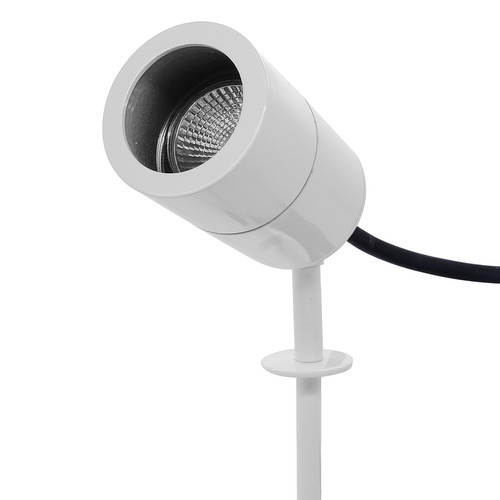 Smooth Outdoor Garden Spike Light IP65 240V White 35W