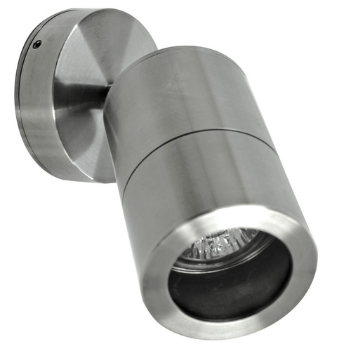 Smooth Adjustable Outdoor Garden Wall Light 240V Marine 316 Stainless Steel 35W