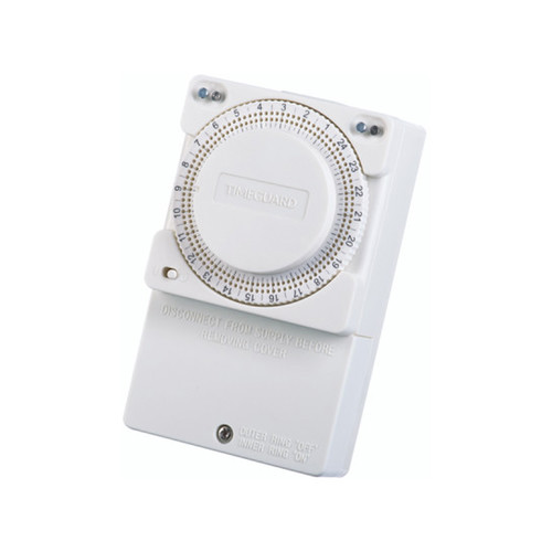24 Hour Immersion Heater Time Controller White