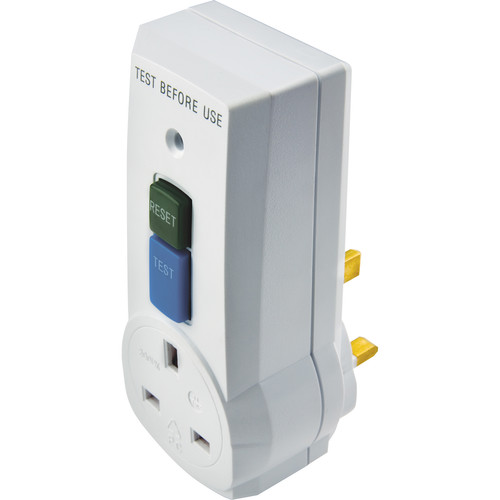 RCD Non-Latching Safety Breaker Adaptor White