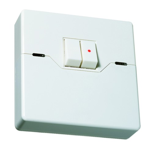 Programmable Security Light Switch 2 Gang White