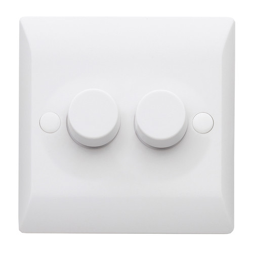 Dimmer Switch 2 Gang 2 Way 60-300W