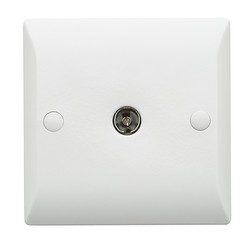 TV Socket 1 Gang Television Outlet