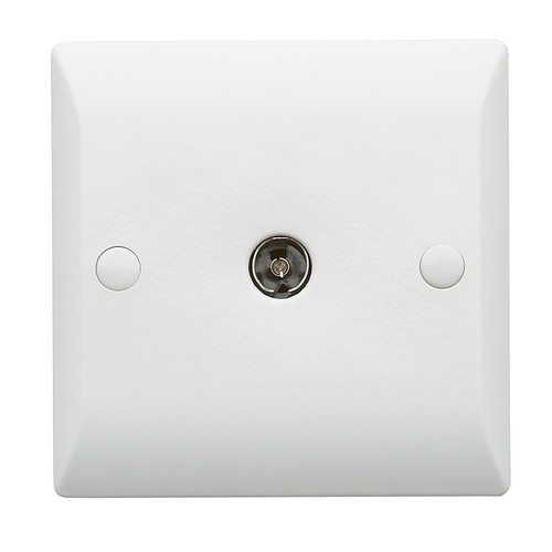 TV Socket 1 Gang Television Outlet