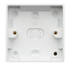 Single Plate Back Box Plastic 35mm