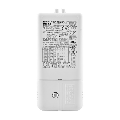 1-10V Dimmable LED Driver (Constant Current & Constant Voltage) 20W Multi Wattage / Multi Voltage