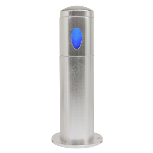 Battlestar Garden Bollard Light 3W 240V Aluminium Blue