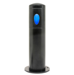 Battlestar Garden Bollard Light 3W 240V Black Blue