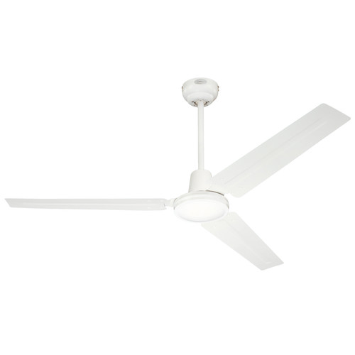 Industrial Ceiling Fan + Wall Control Switch White 1420mm
