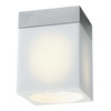 Cubetto Surface Downlight 240V 50W White Glass