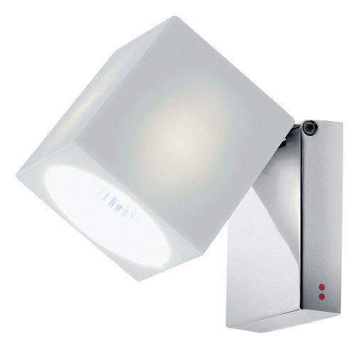 Cubetto Adjustable 240V 50W White Glass