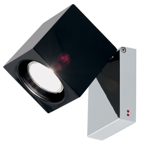 Cubetto Adjustable 240V 50W Black Glass