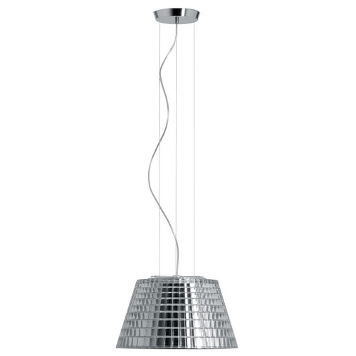 Flow Midi Pendant 240V 100W Polished Chrome / Clear Glass