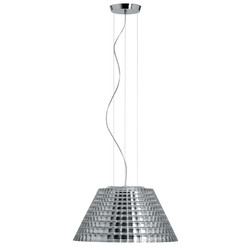 Flow Maxi Pendant 240V 150W Polished Chrome / Clear Glass