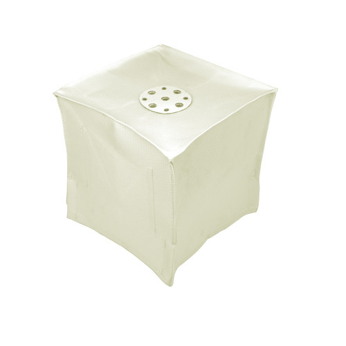 Grid & Grid Trimless AR70 / MR16 Intumescent Linen Fire Hood for Downlights L190mm x W190mm x H125mm Up to 1 Hour Fire Rated