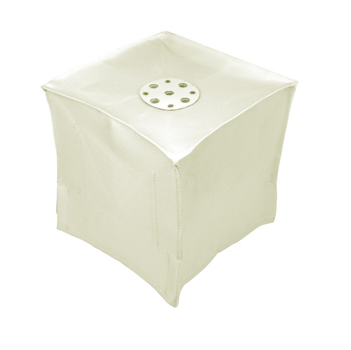 Grid & Grid Trimless AR111 Intumescent Lined Fire Hood for Downlights L245mm x W245mm x H130mm Up to 1 Hour Fire Rated