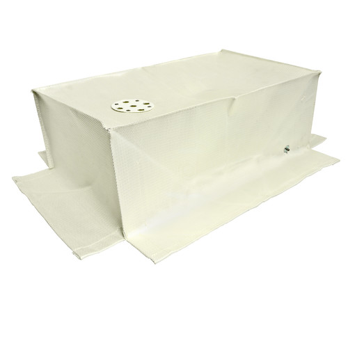 Grid & Grid Trimless AR111 Intumescent Lined Fire Hood for Downlights L545mm x W245mm x H130mm Up to 1 Hour Fire Rated