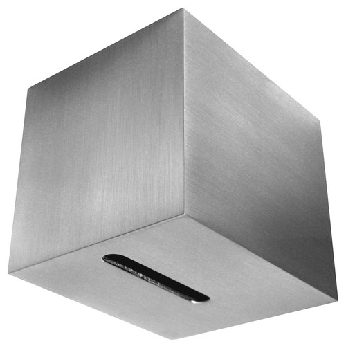 Cube Wall Single 240V 25W Silver