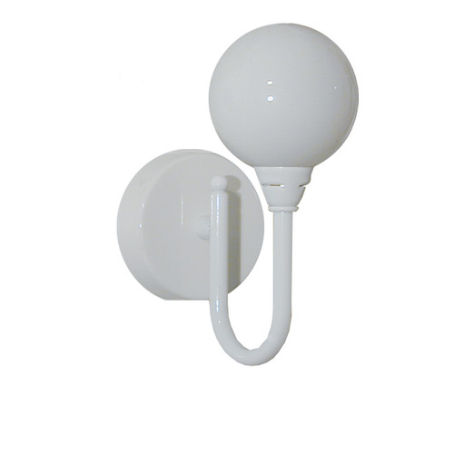 Ball Swan Bathroom IP44 Wall Light White 25W