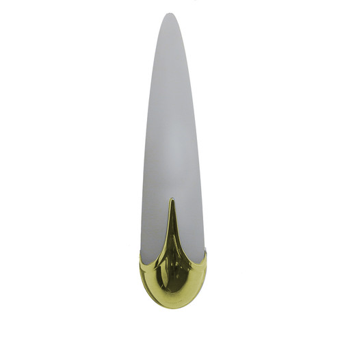 Golf Alabaster Wall Light Brass 40W
