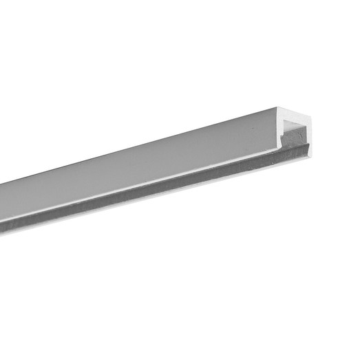 MDF U Surface LED Tape Paintable Extrusion Profile Grey 1000mm