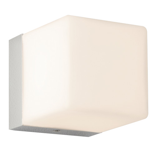 Water Cube Bathroom Wall Light 240V Polished Chrome 40W