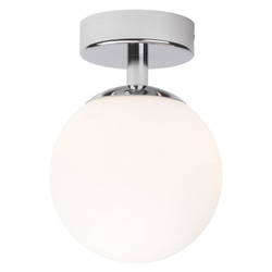 Denver Flush Mount Ceiling Light 240V Polished Chrome 40W