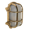 Buoy Bulkhead Outdoor Garden Wall Light Brass 40W