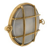 Lanyard Bulkhead Exterior Light IP54 Brass 40W