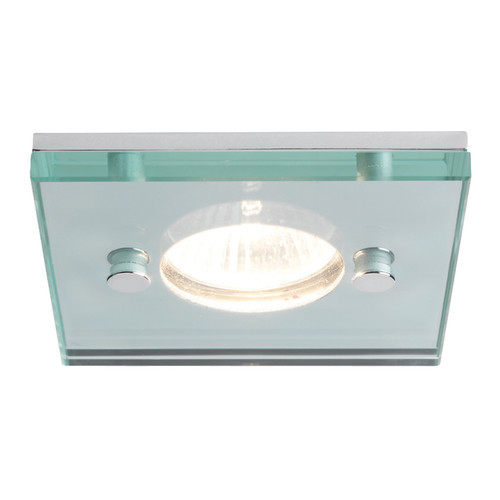 Ice Fire Square 12V 50W Polished Chrome / Glass
