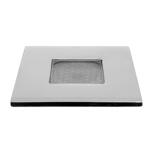 Phantom Square 45° 700mA Polished Steel 3000K Warm White 3W