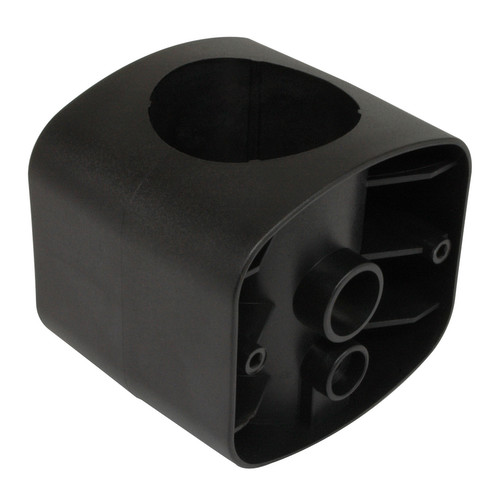 Globe Through Post Double Arm Black