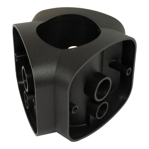 Globe Through Post Triple Arm Black