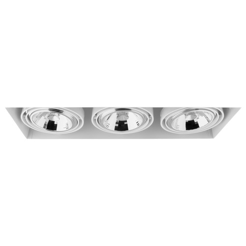 Grid Trimless Triple AR111 Downlight 12V 3 x 75W White