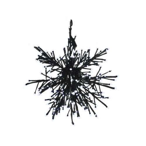 LED Outdoor/Indoor Snowflake 32 4000K Cool White Black