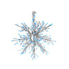 LED Outdoor/Indoor Snowflake 32 Blue White
