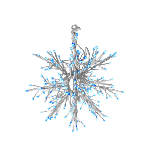 LED Outdoor/Indoor Snowflake 32 Blue White