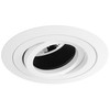 Rock 'n' Roll Adjustable Black Baffle Downlight GU10 240V 50W White