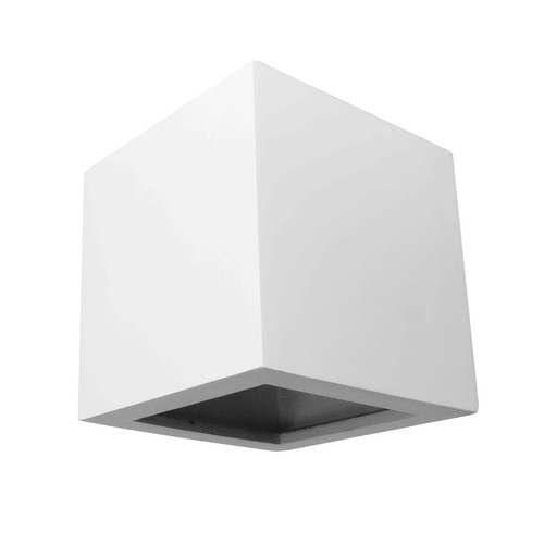 Square Plaster G24d-1 240V 10W White