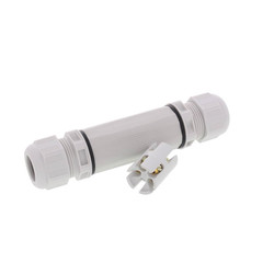 Waterproof 5-Pole Inline 9-17mm Cable Connector 2.5mm² Conductor Grey
